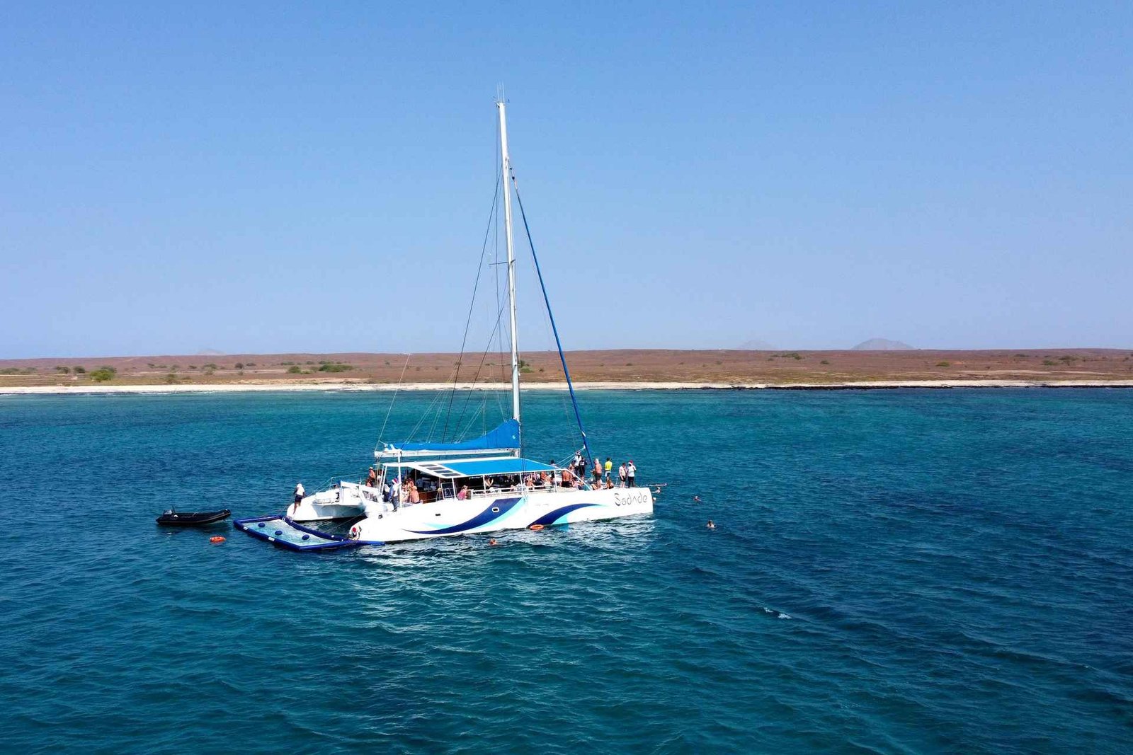 Sal: half day all inclusive catamaran cruise